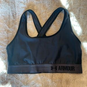 Under Armour Mid Crossback Sports Bra